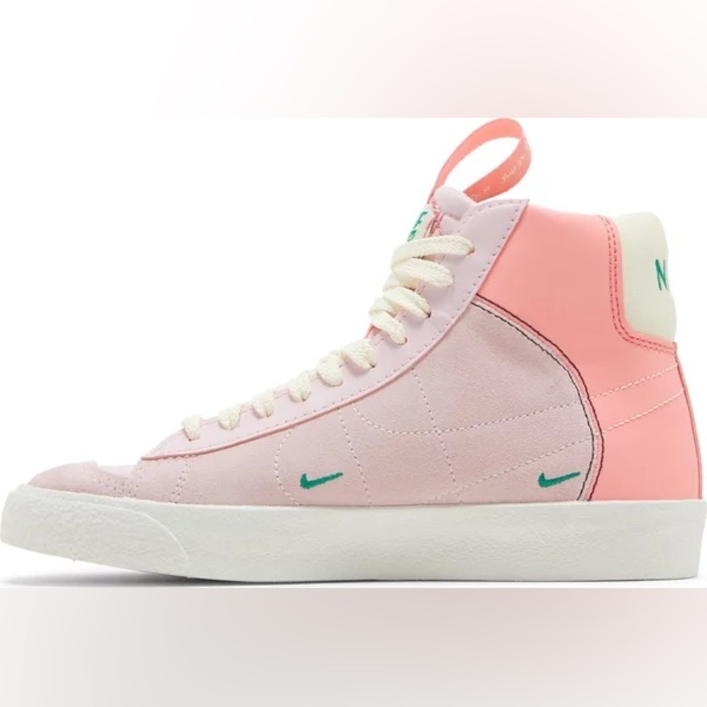 Nike Blazer Mid '77 High Top Shoes SE GS Dance Pink Foam Big Kid - Picture 5 of 9